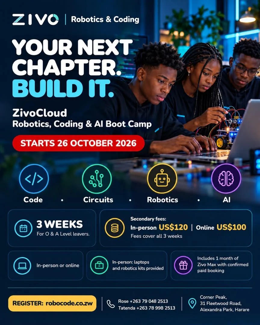 ZivoCloud Robotics, Coding & AI Boot Camp (Seniors)